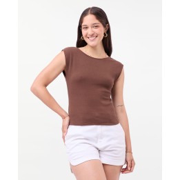 Polo Mujer Holly Marron