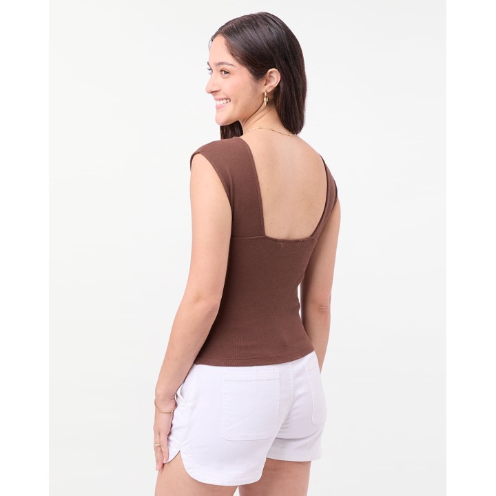 Polo Mujer Holly Marron