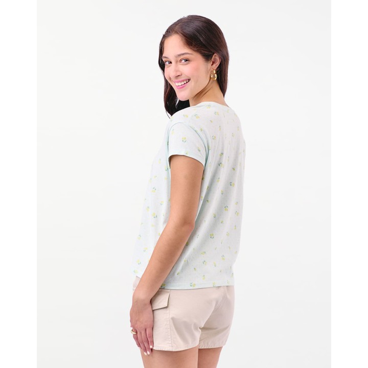 Polo Mujer Main Verde Pastel