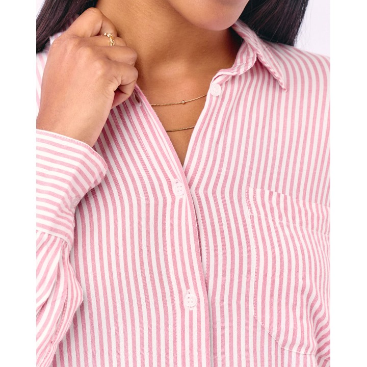 Blusa Mujer Ania Palo Rosa Garnet