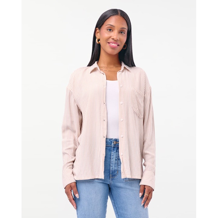 Blusa Mujer Ania Beige Tannin