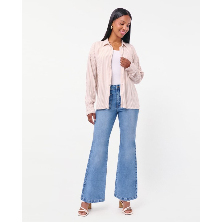 Blusa Mujer Ania Beige Tannin