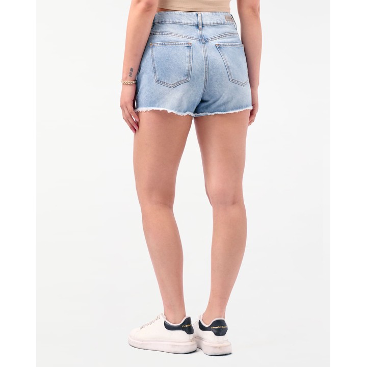 Short Denim Mujer Flavia Total Dirty Bleach