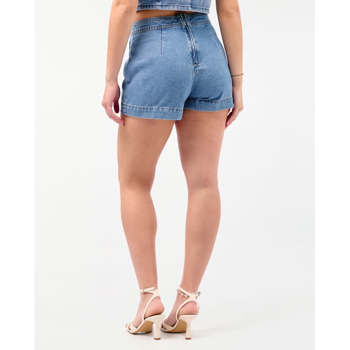 Falda Short Mujer Metzi Medium Wash