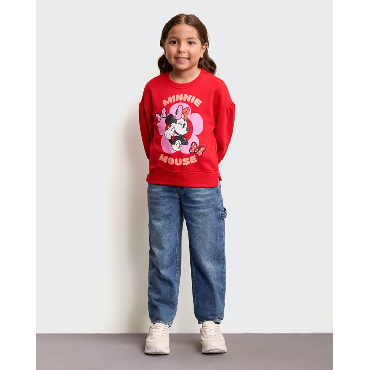 Polera Niña Valentina Rojo Prince