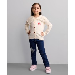 Chompa Niña Kendall Crema Angora