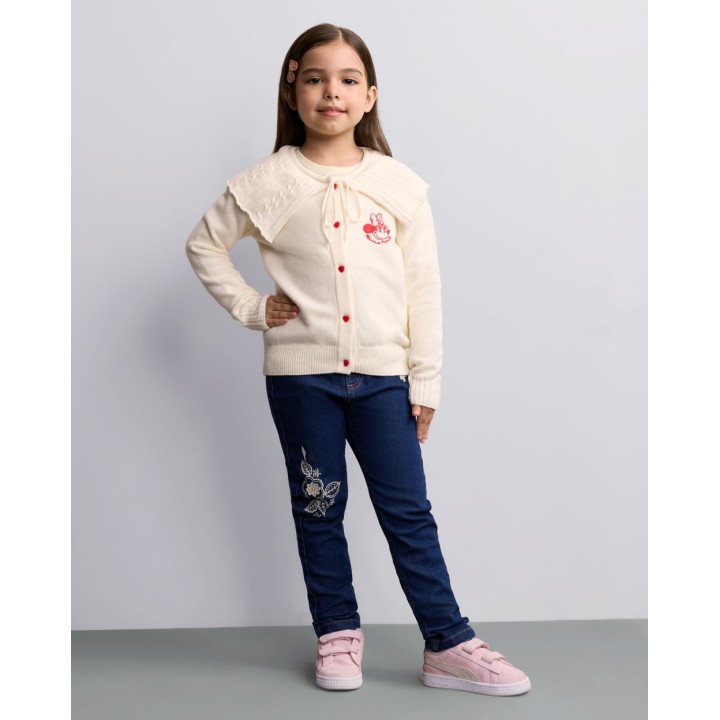 Chompa Niña Kendall Crema Angora