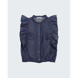 Blusa Niña Amaya Blue Wash