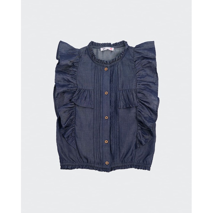 Blusa Niña Amaya Blue Wash