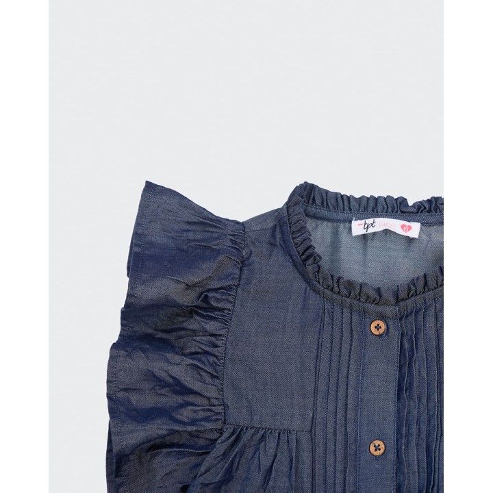 Blusa Niña Amaya Blue Wash