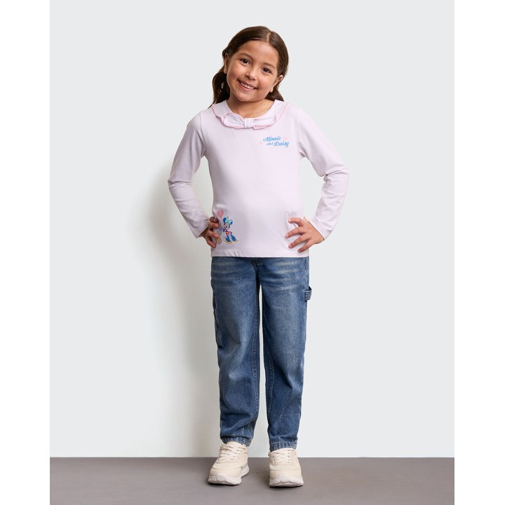 Polo Niña Bonnie Blanco