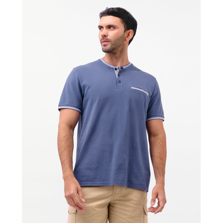 Polo Hombre Maxwell Azul Pacífico