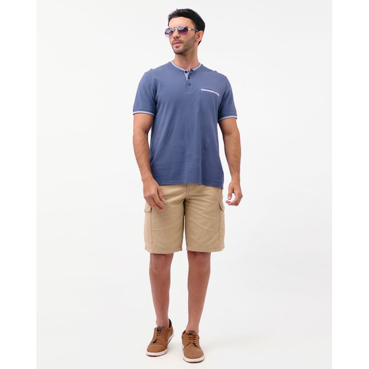 Polo Hombre Maxwell Azul Pacífico