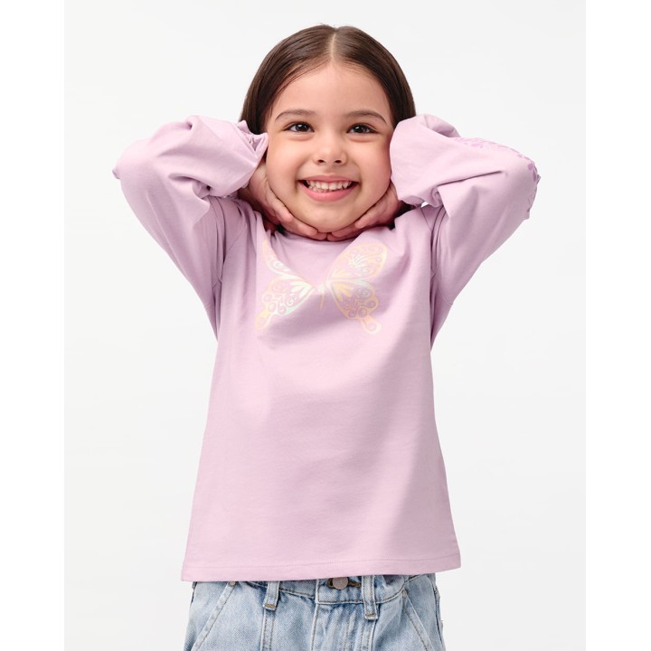 Polo Niña Mariamanda Lila Frío