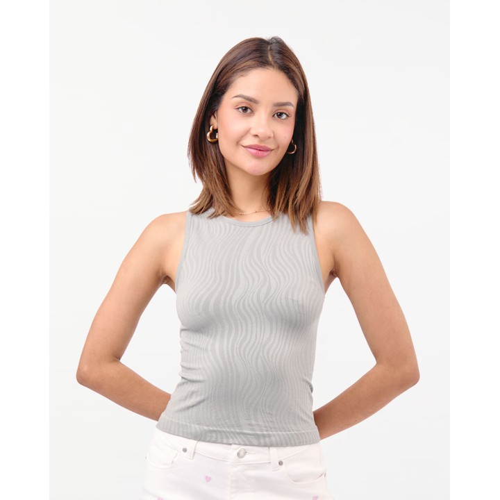Top Mujer Hera Gris ártico