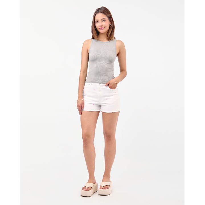 Top Mujer Hera Gris ártico