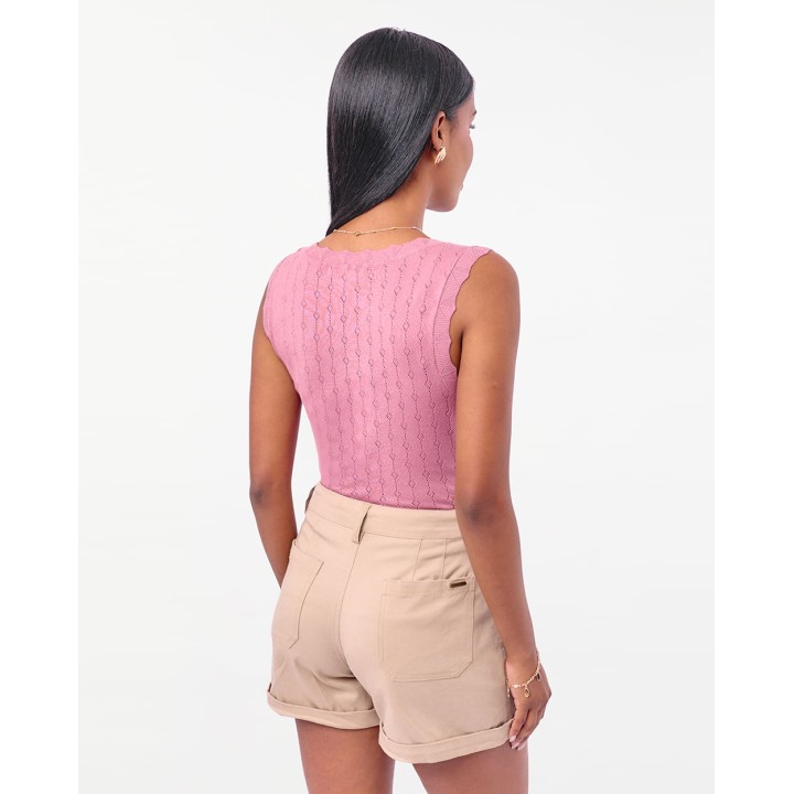 Polo Mujer Aline Palo Rosa Garnet