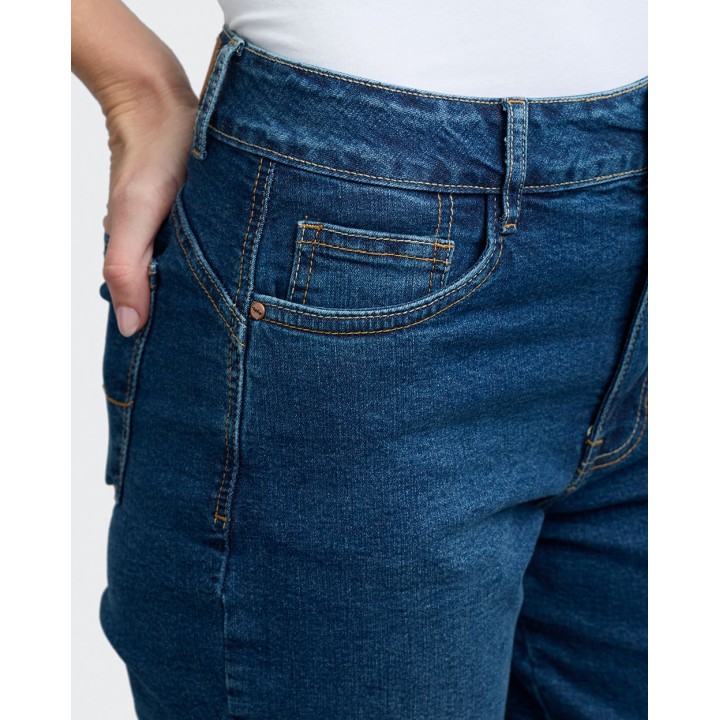 Bermuda Mujer Itzel Total Dirty Green