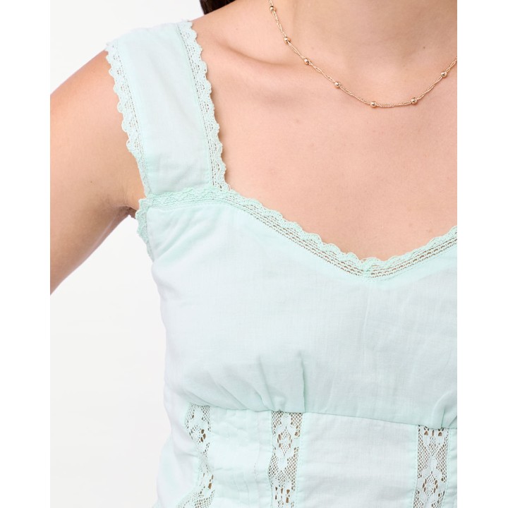 Blusa Mujer Michelle Verde Pastel