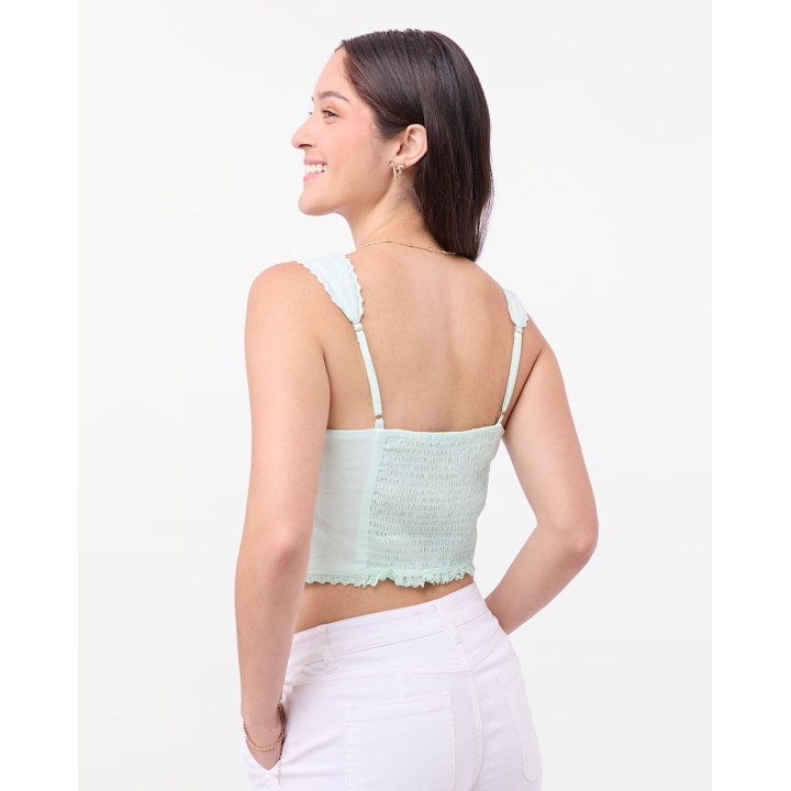 Blusa Mujer Michelle Verde Pastel