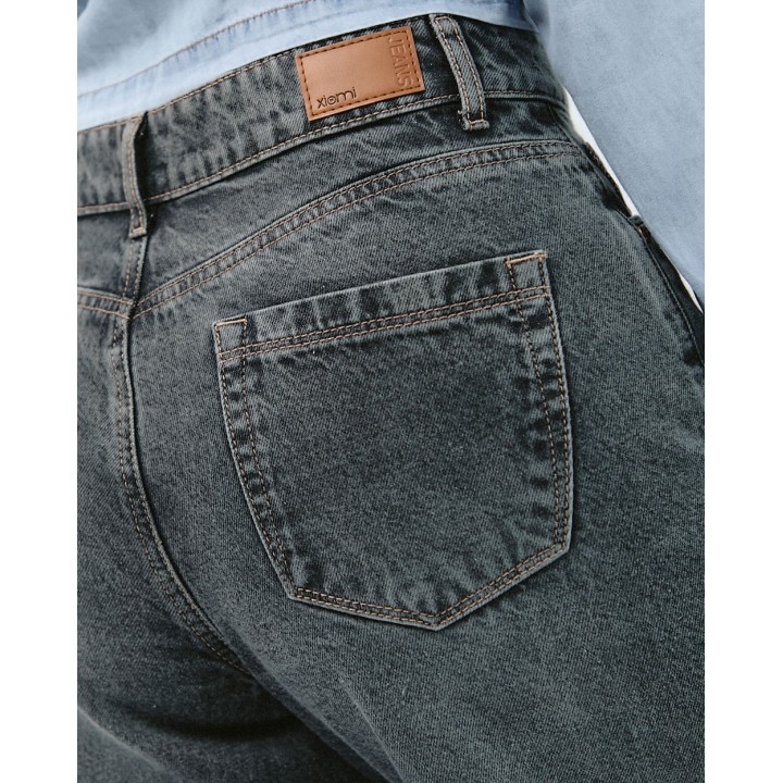 Jean Mujer Cristal Total Dirty Melange