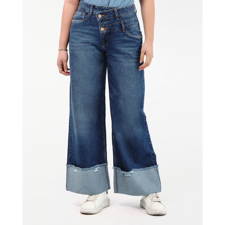 Jean Mujer Cristal Total Bio Blue
