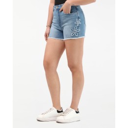 Short Denim Mujer Yajaira Total Bleach