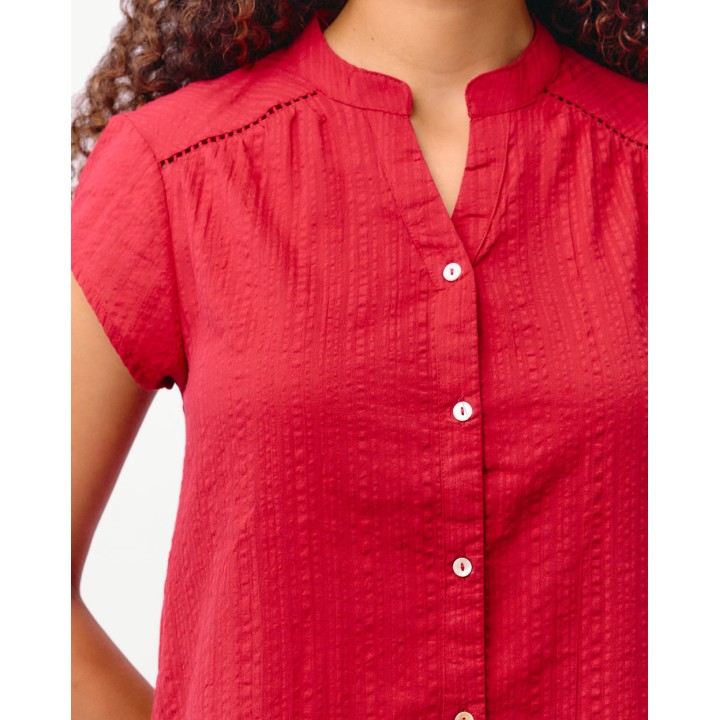 Blusa Mujer Cata Solid Teja Dusty