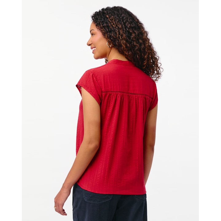 Blusa Mujer Cata Solid Teja Dusty