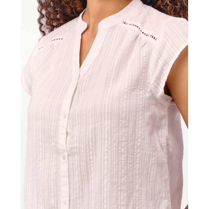 Blusa Mujer Cata Solid Coco