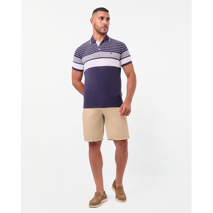 Polo Cuello Camisa Hombre Saylor Azul Dutty