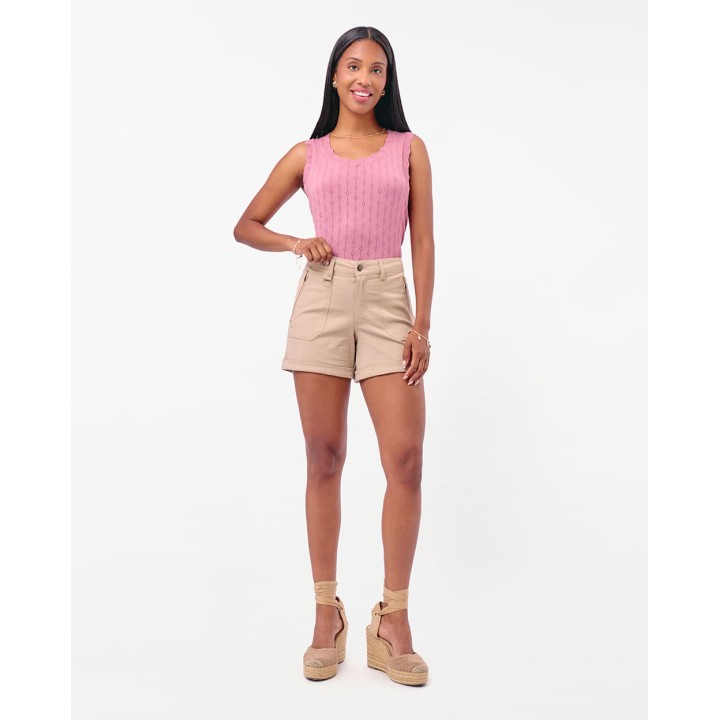 Short Mujer Clarise Beige Oscuro