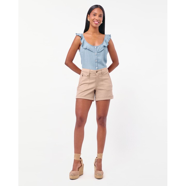 Blusa Mujer Rosalie Light Wash