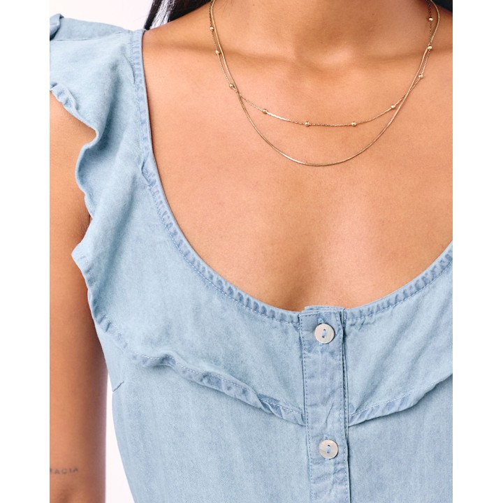 Blusa Mujer Rosalie Light Wash