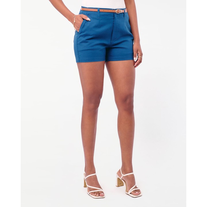 Short Mujer Maddyson Azul Campana