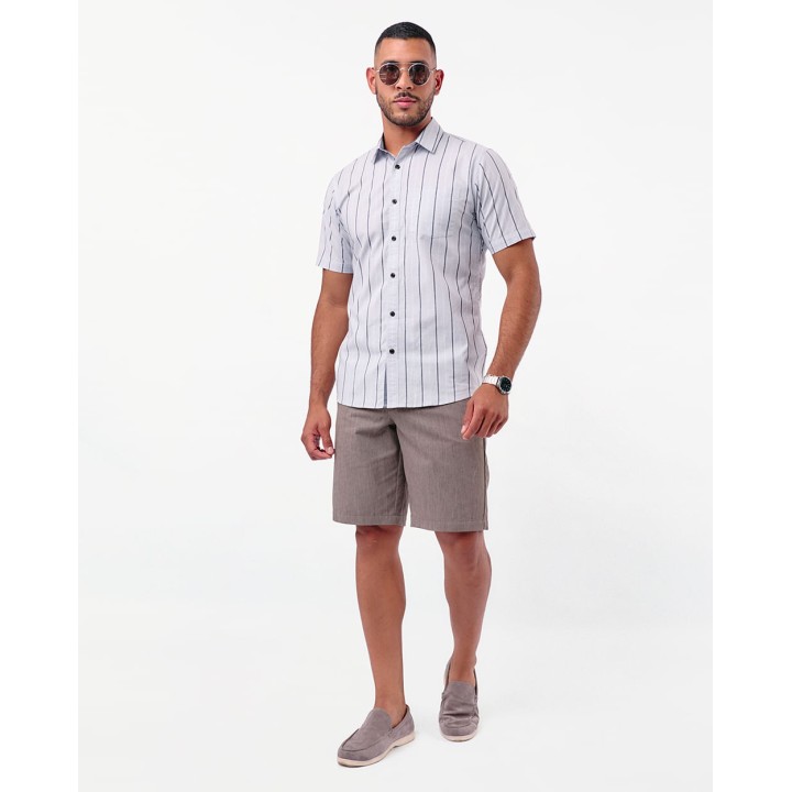 Camisa Hombre Perez Celeste Agua