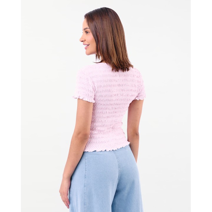 Polo Mujer Mulan Coral Pastel