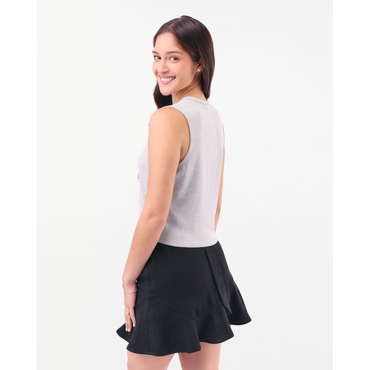 Top Mujer Aurora Gris Melange