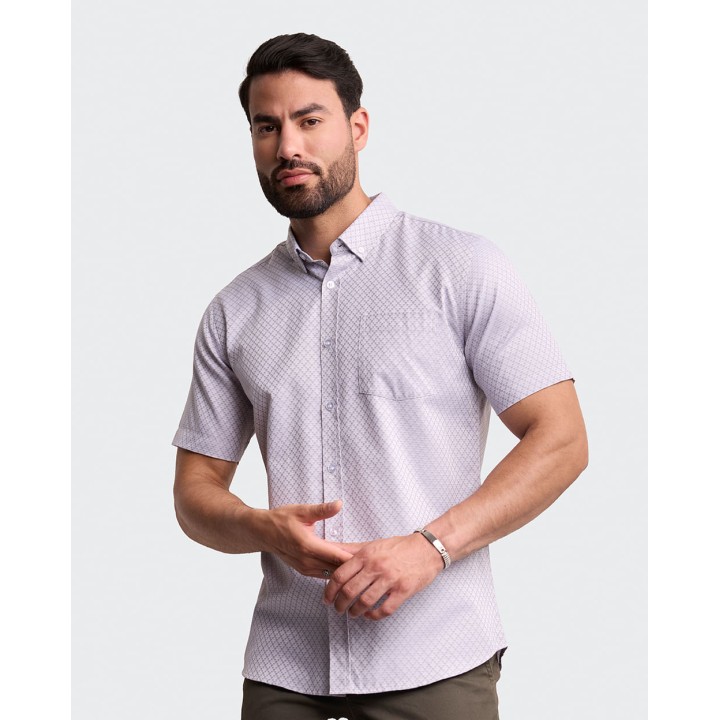 Camisa Hombre Ruben Gris Claro