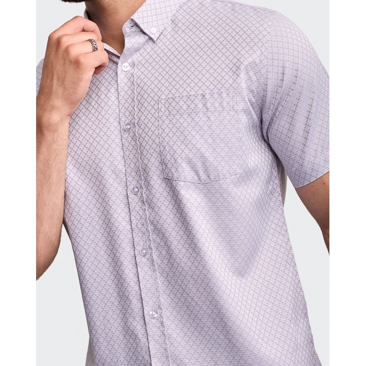 Camisa Hombre Ruben Gris Claro