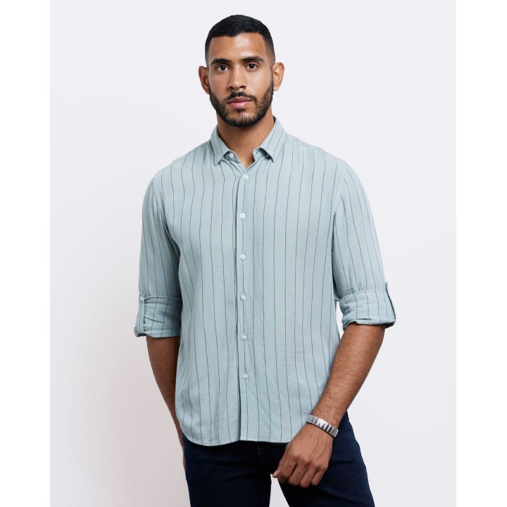 Camisa Hombre Ian Verde Slate