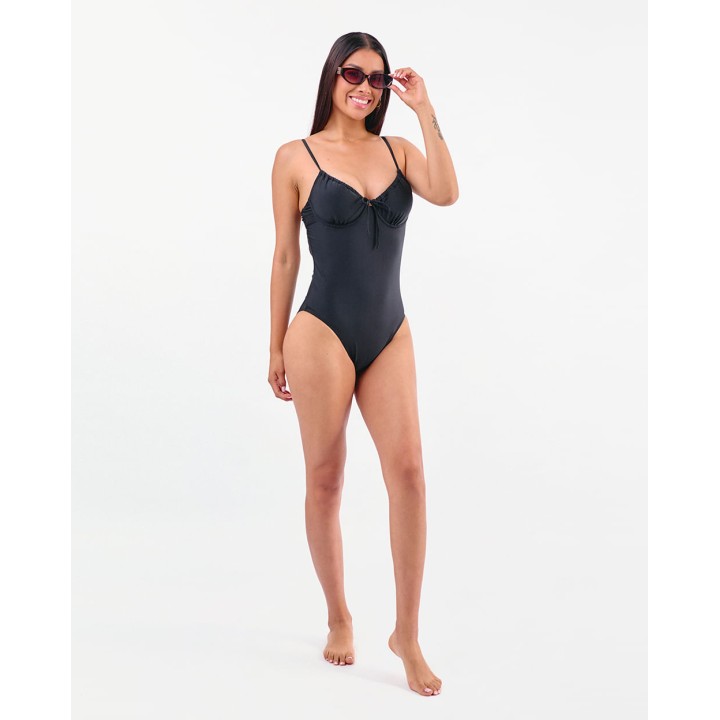 Ropa De Baño Mujer Azul Negro