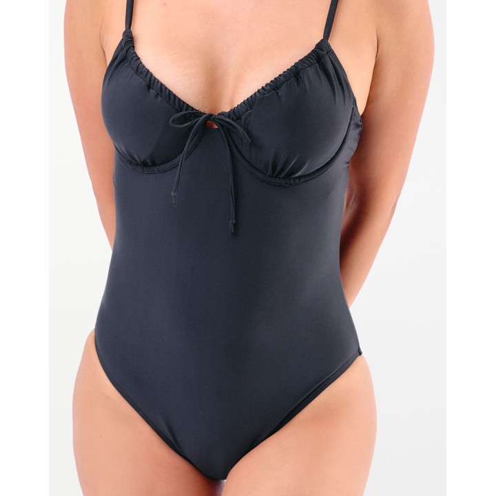 Ropa De Baño Mujer Azul Negro