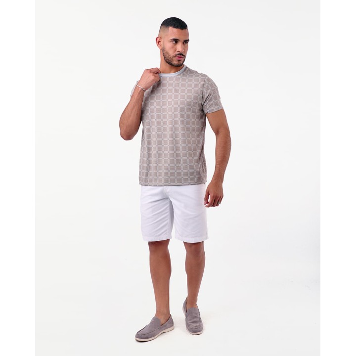 Polo Hombre Beto Gris ártico