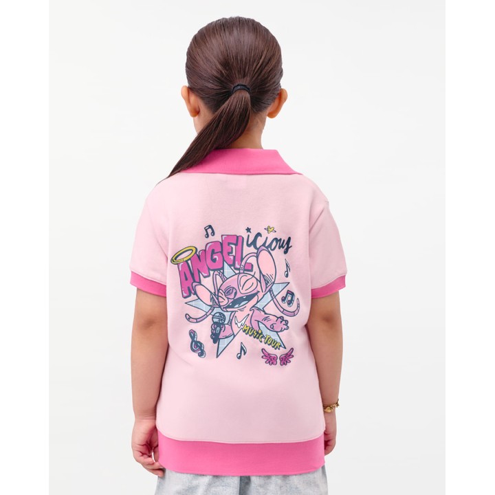 Polo Cuello Camisa Niña Cami Rosado Wood