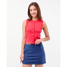Top Mujer Aurora Rojo Fiesta
