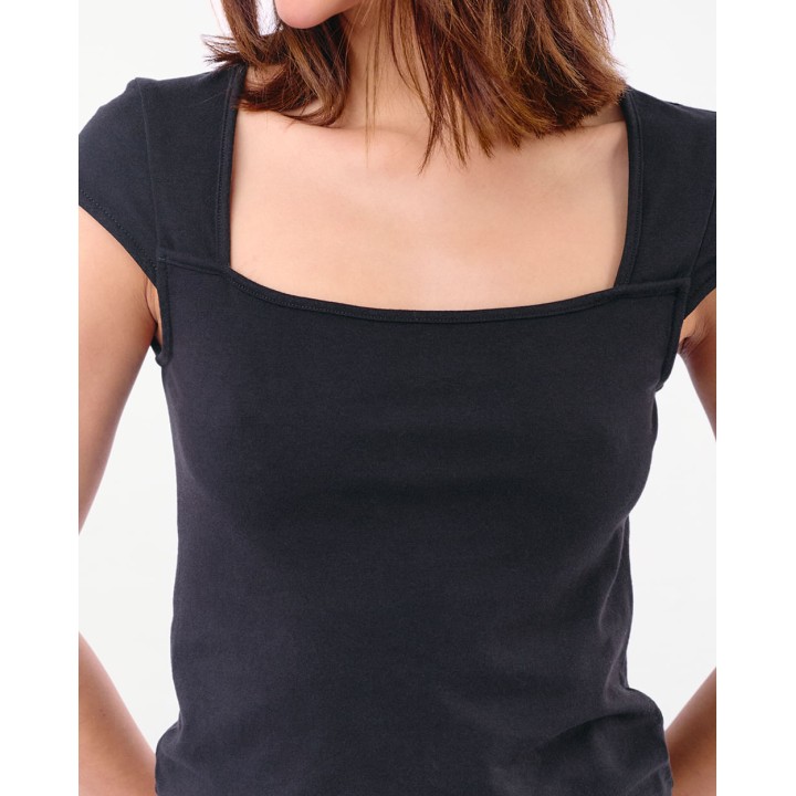 Polo Mujer Evaluna Negro