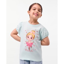 Polo Niña Ariana Aqua