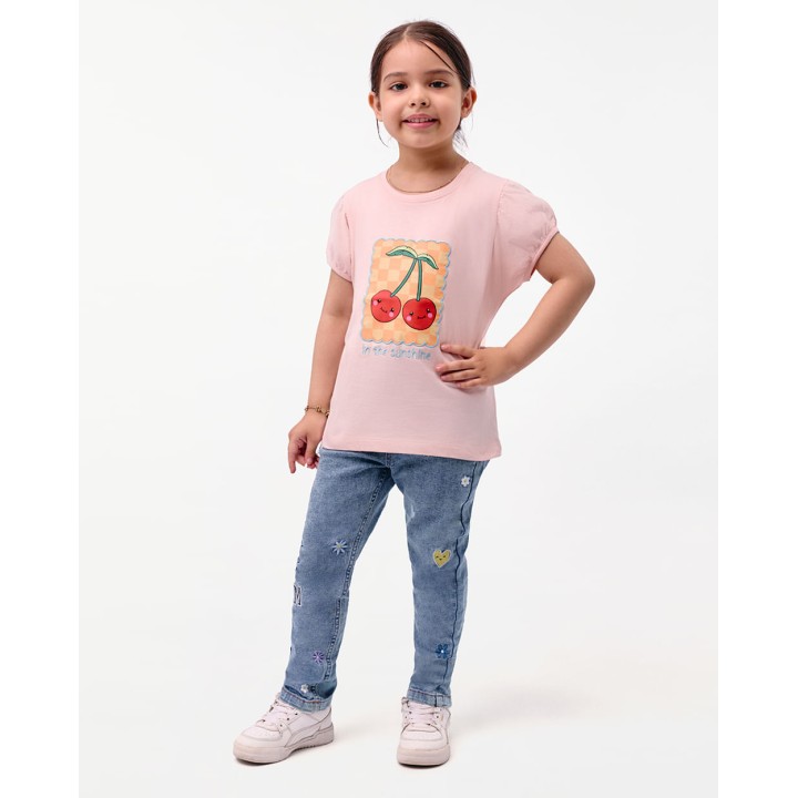 Polo Niña Ariana Rosado