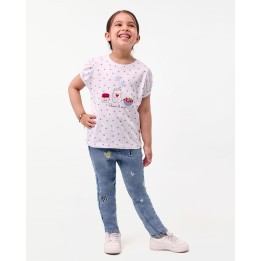 Polo Niña Ariana Blanco